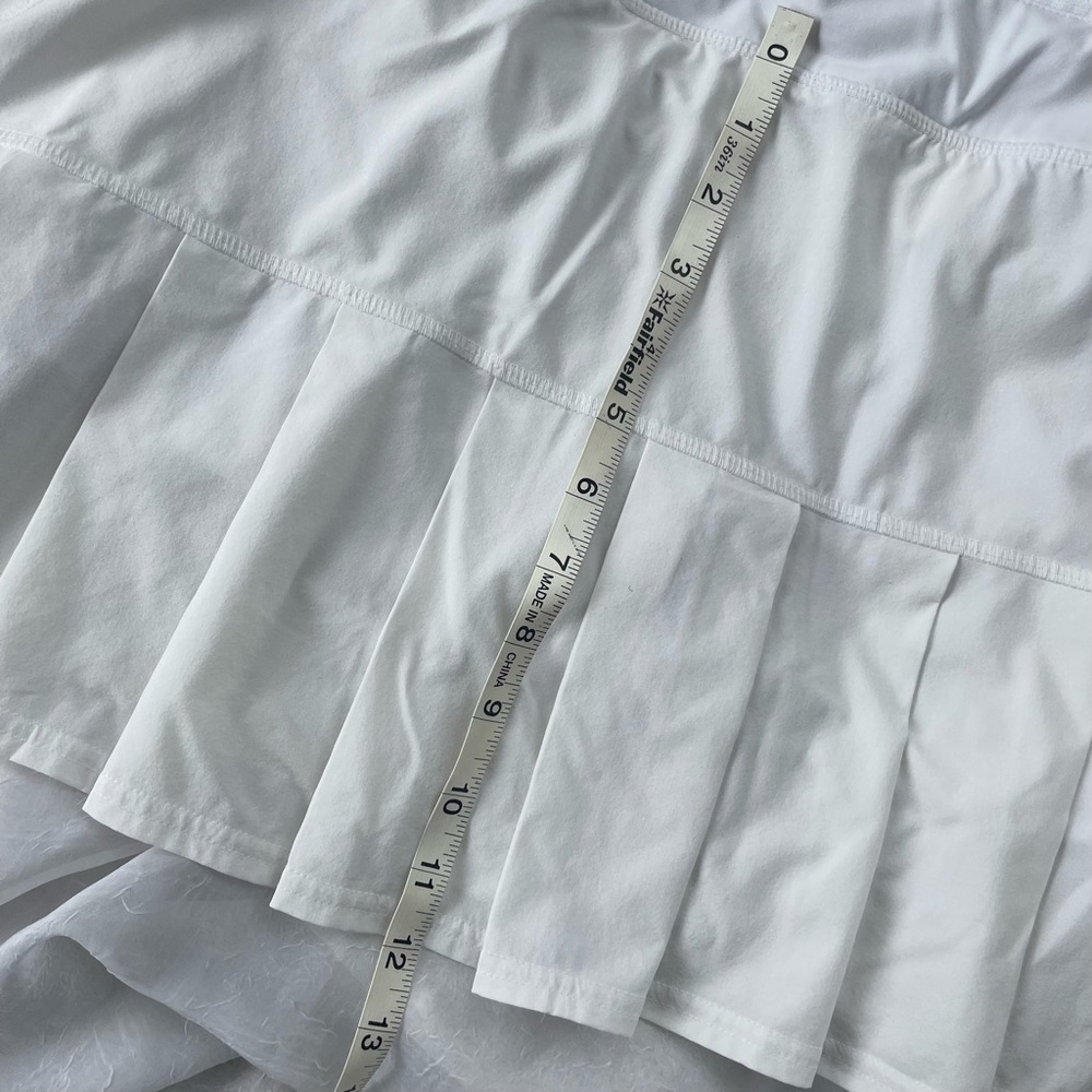 Lululemon Pace Rival pleated Skirt/Skort White Size 10 - Picture 7 of 7